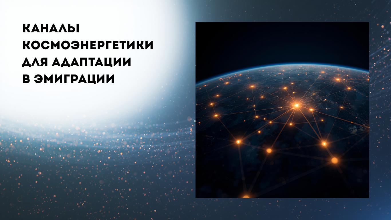 Каналы космоэнергетики в период эмиграции: путь от выживания к трансформации каналы космоэнергетики для адаптации в эмиграции